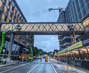 New bridge connecting University to hospitals