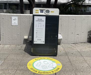 Smart bin on campus