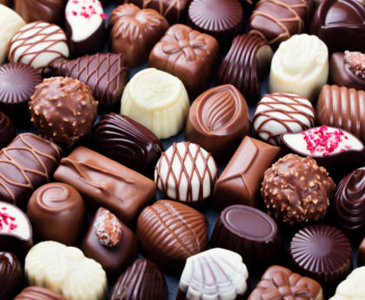 A selection of chocolates 