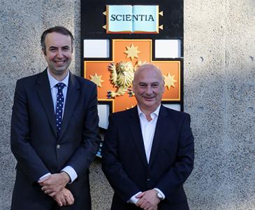 Professor Merlin Crossley and Dr Francisco Mojica