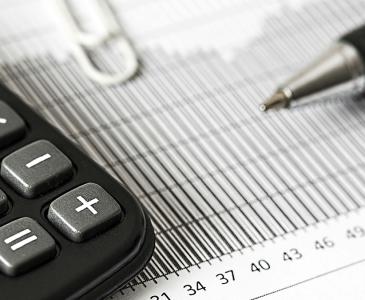 Calculator and pen