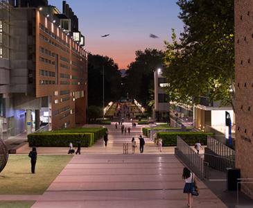 UNSW at night