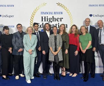 UNSW staff at the 2025 AFR Higher Education Awards