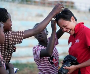 Larissa travelled to Kenya with the Starkey Foundation