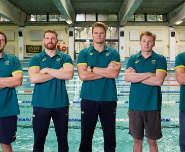Some of our mens players pictured (L to R): Charlie Negus, Angus Lambie, Nathan Power, Matthew Byrnes, John Hedges
