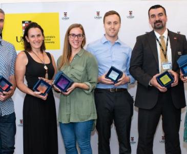 Group shot of award winners