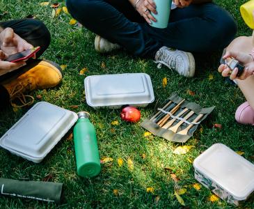 Plastic free dining