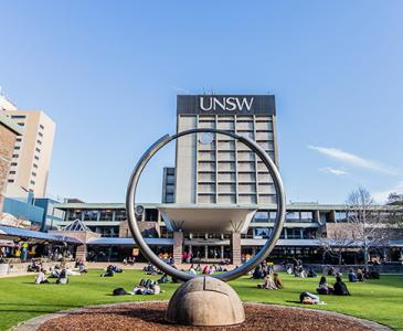 UNSW Library Lawn