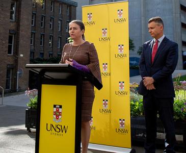 Professor Eileen Baldry, Senator Louise Pratt and Matt Thistlethwaite