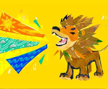 lion art