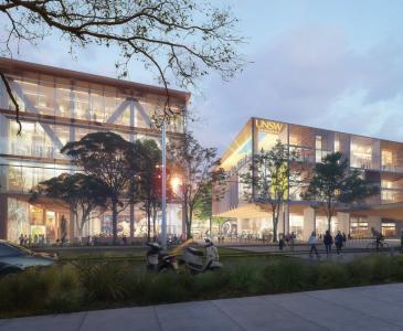 Artists’ impressions of the approved UNSW Canberra City campus Master Plan.