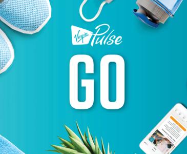 VP GO graphic with running shoes and mobile phone