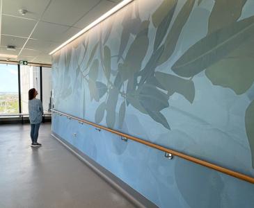 Artwork in the new Acute Services Building