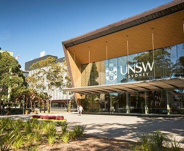 View of the John Clancy building at UNSW Kensington