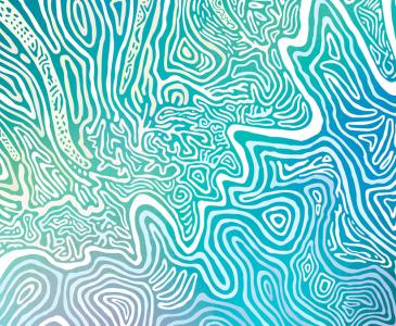 Detail from Dennis Golding's painting 'Between the land and water'
