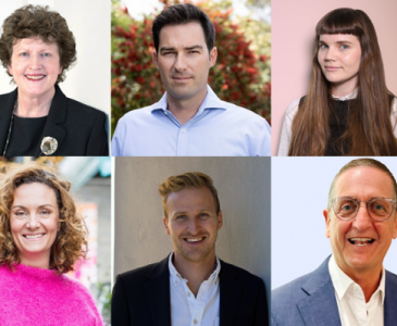 The six finalists nominated for the 2021 Australian Mental Health Prize: Helen Herrman, John Bale, Honor Eastly, Claire Spencer, Sebastian Robertson and Ian Hickie. 