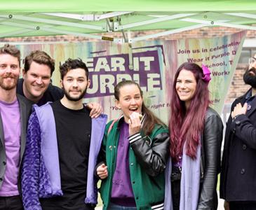 Wear it Purple Day 2018 featuring Zoe Coombs-Marr