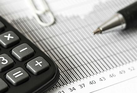 Calculator and pen
