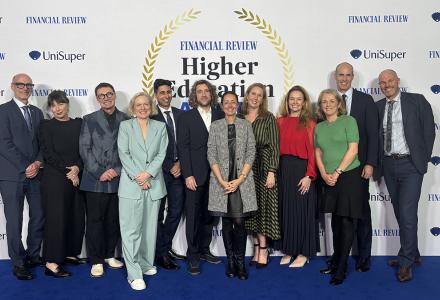 UNSW staff at the 2025 AFR Higher Education Awards