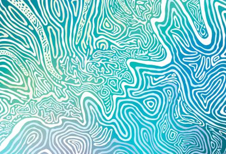 A detail from "Between the land and water" by Dennis Golding