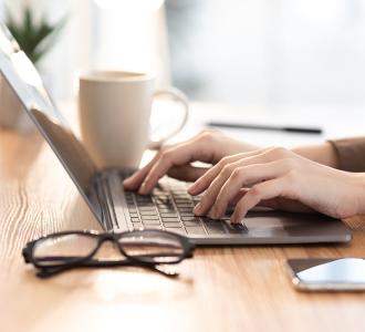 Typing on computer