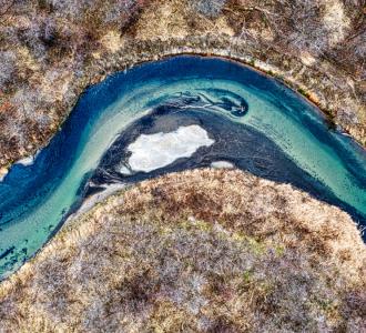 River flowing