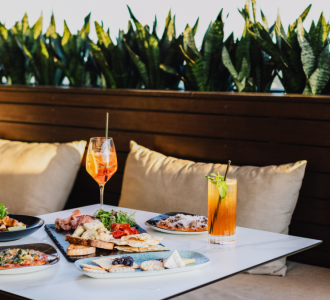 Drinks on the Terrace at The Lounge.