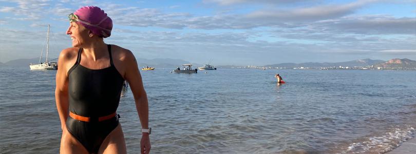 Belinda Bullivant swimming