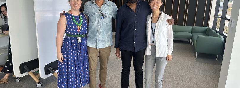 L-R: Alicia Jacenko, Octavio Barrientos Arriaga, Thulaisiharan Sivapalan, Mary Liu