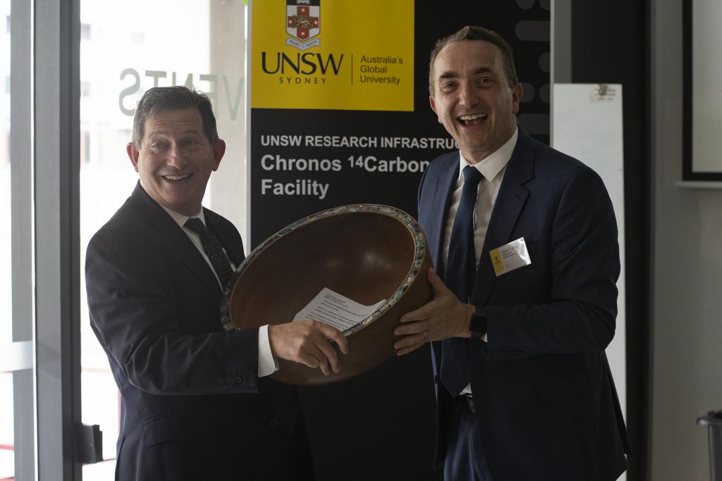 UNSW President and Vice-Chancellor, Professor Ian Jacobs and Professor Chris Turney