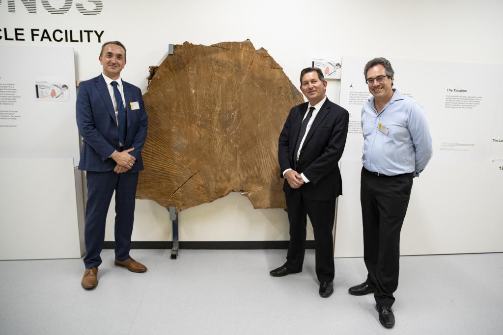 Professor Chris Turney, UNSW President and Vice-Chancellor, Professor Ian Jacobs and Dr Chris Marjo